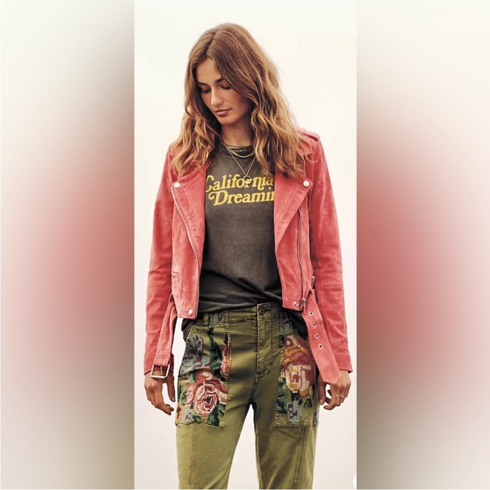 Anthropologie Embroidered Pants